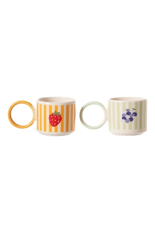 Mudo Home Meyveli Kupa 2'li Set 696123