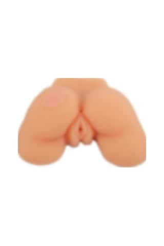 Odins Shop 2 İşlevli 3D Realistik Kalça Suni Vajina Anüs - Red Plum
