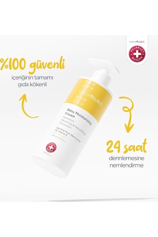 Mamaaura Baby Moisturizing Cream, Yenidoğan Ve Hassas Ciltler İçin Nemlendirici Ve Bariyer Tamamlayıcı Bebek Kremi,