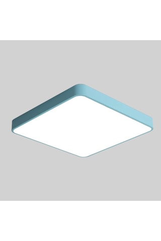 Macaron Kare Tavan Lambası, 3 Renkli Işık For 40cm Diğer Diğer