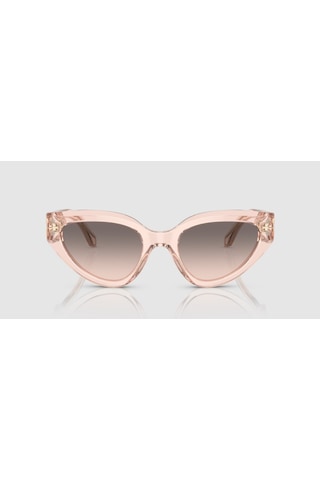 Bvlgari 0bv8256 54703b 53 Kadın Güneş Gözlüğü Altın - Beyaz