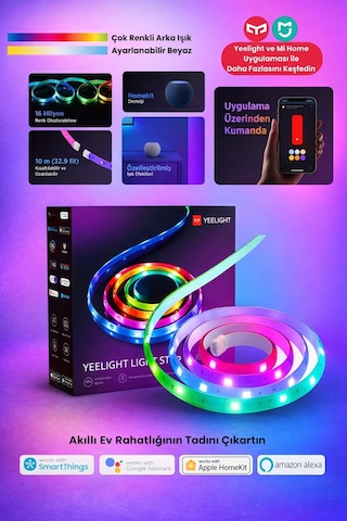 Led Işık Şeridi Pro 2m Çok Renkli