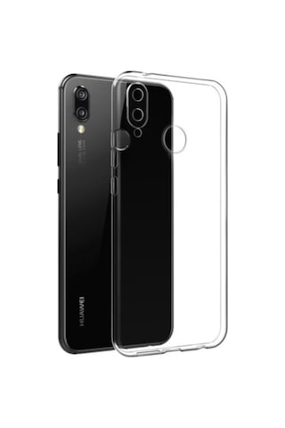 Huawei P20 Lite Uyumlu Kamera Korumalı 3D Şeffaf Silikon Kılıf 549768712