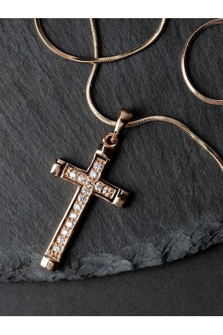 Xuping Tıbbi Alaşımdan Yapılmış, Haç Şeklindeki Boyun Zinciri, Takı 160662344 Altın Rengi