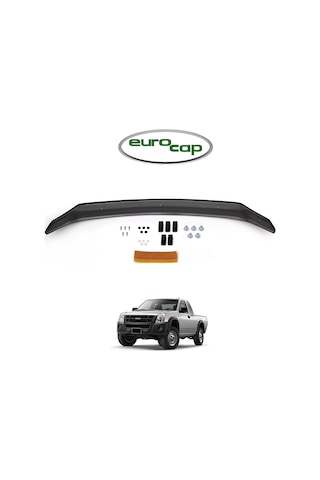 Eurocap Isuzu D-Max Ön Kaput Koruyucu Rüzgarlık 3Mm Abs 2006-12