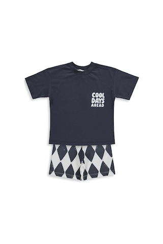 Civil Boys Cool Vibes Baskılı 2'Li 3 -9 Yaş Takım - Haki 17285000126S1