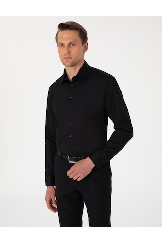 Pierre Cardin Erkek Siyah Gömlek Basic 50302972-vr046 Siyah