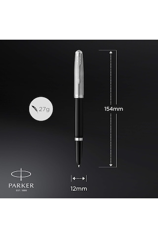 Parker 51 Siyah Ct, Dolma Kalem, F Uç Genel