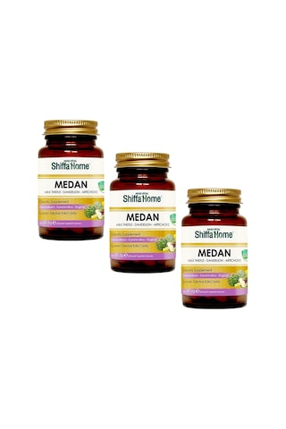 Aksu Vital Shiffa Home Medan Kapsül Devedikeni Karahindiba Enginar 60 Kapsül 3 Adet