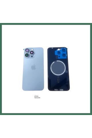 En-cag Apple Uyumlu iPhone 15 Pro Uyumlu Arka Pil Kapağı Full Nfc Li Lensli Bss Çok Renkli