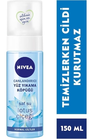Nivea Lotus Çiçeği Saf Su Canlandırıcı Yüz Temizleme Köpüğü 150 ML