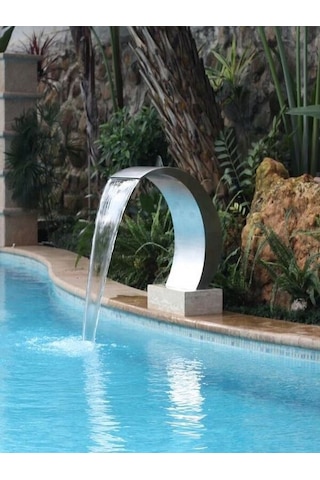 DEV PASLANMAZ 500x1000 mm Lüks Model Havuz Şelale AISI 304 Kalite