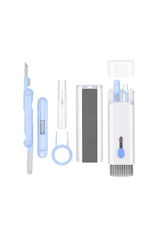 7'si 1 Arada Klavye Temizlik Seti - Bilgisayar, Telefon, Airpods