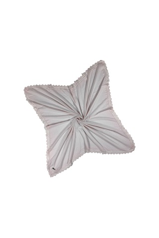 Enba Pamuklu İğne Oyalı Namaz Ve Mevlüt Örtüsü 110x110 Cm Pudra