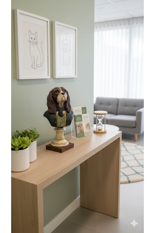 Dekoratif Veteriner Temalı Hediye Biblo Dekoratif Köpek Biblo Karışık