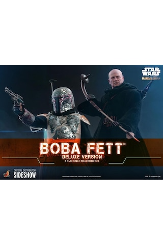 Hot Toys Boba Fett (The Mandalorian) Deluxe Version Sixth Scale Figure 907747 - Television Masterpiece Series 34 – Star Wars: The Mandalorian