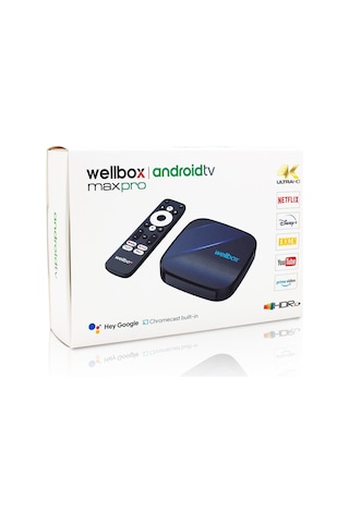 Wellbox Max Pro 4k Android Tv Box Netflix