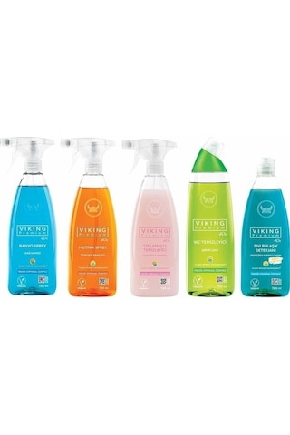 Viking Premium Mutfak & Banyo Temizlik Paketi 5 x 750 ML Viking Premium Mutfak & Banyo Temizlik Paketi 5 x 750 ML
