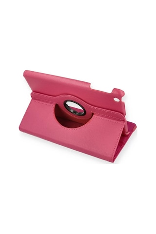 Apple İpad Mini 1 Kılıf 360 Tablet Deri Kılıf - Pembe