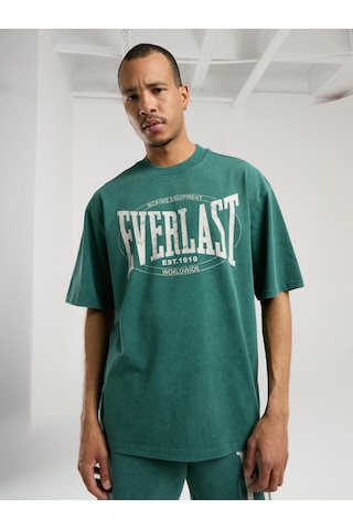 Everlast Authentic Boxing Oversize Koyu Yeşil Erkek Tişört Koyu Yeşil