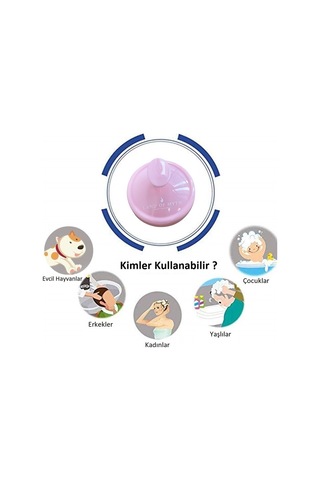 Land Of Myth Yumuşak Dişli Saç Derisi Masaj Şampuan Fırçası-PEMBE