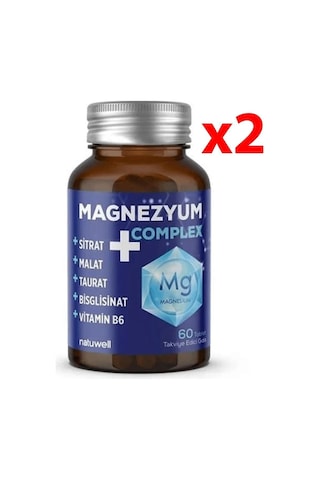 Magnezyum Complex 60 Tablet - 2 Adet