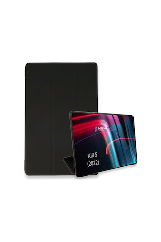 İpad Air 5 2022 Kılıf Tablet Smart Kılıf - Siyah Diğer
