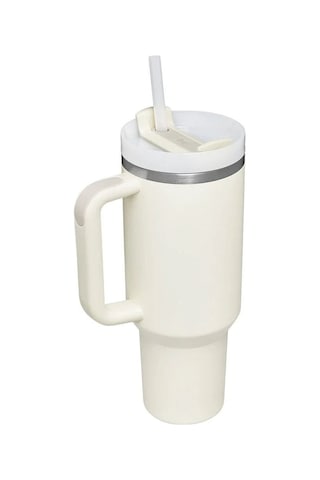 Stanley Quencher Pipetli Termos Bardak 1.18 Lt 1,18 Lt - Krem Beyaz - Krem