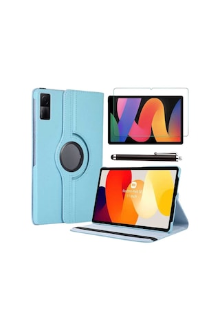Xiaomi Redmi Pad Se 11 Uyumlu Tablet Kılıfı Cam Ekran Koruyucu Kalem Set Kapaklı Kılıf