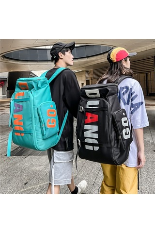 Gençler İçin Dayanıklı Ve Spacious Sırt Çantası Kampüs Yaşamına Özel Ergonomik Tasarım Siyah