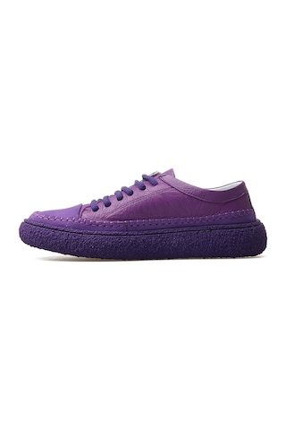 Mammamia Kadın Hakiki Deri Sneaker Ayakkabı 25y D25ya-240 Z Lila Süet Lila Süet Lila