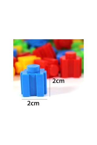 Tik-tak Yapı Seti Birbirine Geçen Renkli Parçalar 500 Parça 3+ Lego Oyuncak