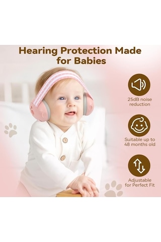 Didadodo Bebek Kulak Koruması, 2'li Set, Yeni Bebek Kulaklığı