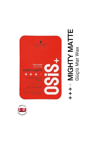 Osis+ Mighty Matte Güçlü Tutucu Mat Wax 100ml