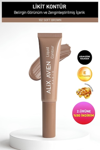 Alix Avien E Vitaminli Nemlendiren Kremsi Likit Kontür 102 Soft Brown