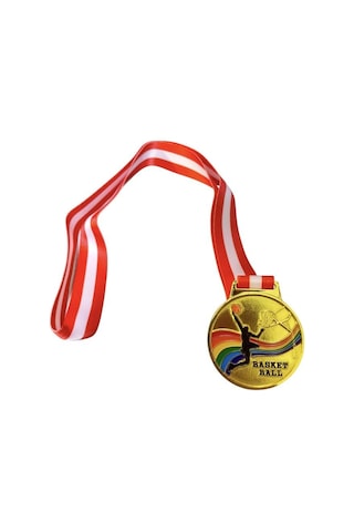 Avessa Mad-bas-2 Basketbol Figürlü Madalya 6.5 Cm Çok Renkli