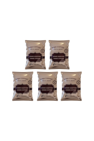Nish Dibek Kahvesi 5 X 100 Gr Kavrulmuş Öğütülmüş