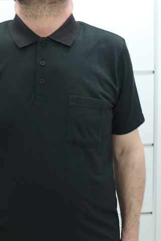 Becces Dmctekstil Erkek 002 Çizgili Klasik Kesim Rahat Kalıp Tek Cepli Polo Yaka T-shirt Haki