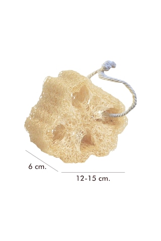 Doğal Kabak Lifi Bulaşık Süngeri Banyo Kesesi Loofah Sponge İpli Kabak Kesesi Kalın Büyük Parça