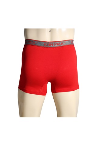 Kenn Paul Kırmızı Erkek Düz Pamuklu Lüks Boxer Yumuşak Kumaş Çok Renkli
