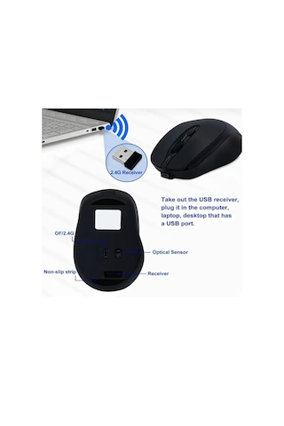 Samsung Galaxy Uyumlu Tab S10 Lite Sm-x400 Kablosuz Mouse Ayarlanabilir Stand Mousepad Set