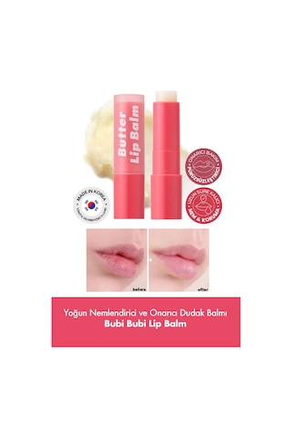 Unpa Yoğun Nemlendirici ve Onarıcı Dudak Nemlendirici UNPA Bubi Bubi Butter Lip Balm