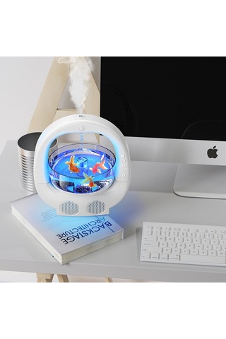 Çeşithane Anti-gravity Akıllı Nemlendirici & Bluetooth Hoparlör - Yer Çekimine Meydan Okuyan Su Daml