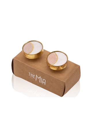 The Mia Mermer Çekmece Ve Dolap Kulbu 2li Set Klp20 Çok Renkli