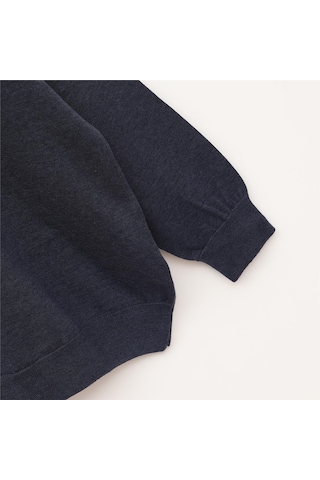 Dio Rise Erkek Uzun Kol İnce Polo Yaka Sweatshirt - B180856 - Koyu İndigo Melanj Koyu İndigo Melanj