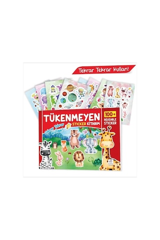 Tükenmeyen Sticker Kitabım (100+ Tekrar Tekrar Kullanılabilen Sticker)