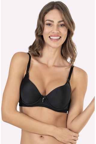 Loya-Nbb Nbb Kadın Siyah Kaplı Emzirme Sütyeni