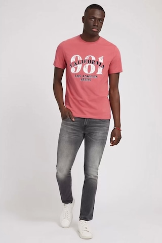 Guess Erkek Denim Skinny Fit Jeans Gri