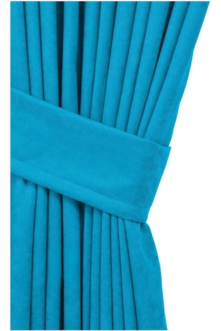 Cheap's Home Petek Dokulu Kadife Dokuma Seyrek 1 X 2 Pileli Fon Perde Petrol