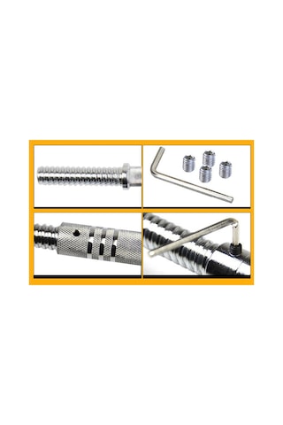 Suntek 1 '' Dambıl Uzatma Çubuğu Konnektörü Halter 20-Santimetre